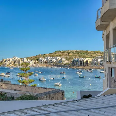 Apartamento Xemxija Seaview 2br Opposite The Promenade With Wifi By 360 Estates