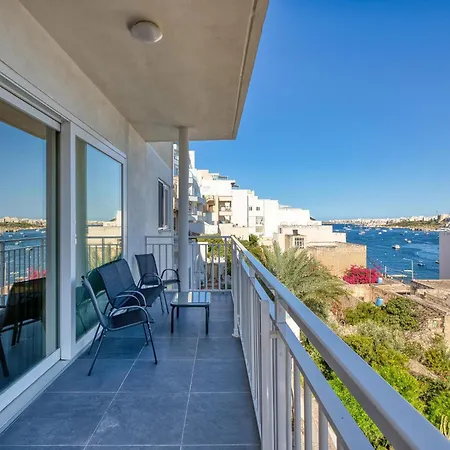 Xemxija Seaview 2br Opposite The Promenade With Wifi By 360 Estates Apartament *