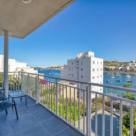 Xemxija Seaview 2br Opposite The Promenade With Wifi By 360 Estates Apartment St. Paul's Bay