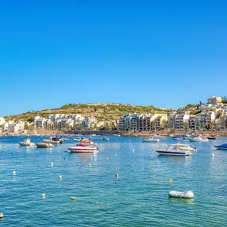 Apartament Xemxija Seaview 2br Opposite The Promenade With Wifi By 360 Estates St. Paul's Bay