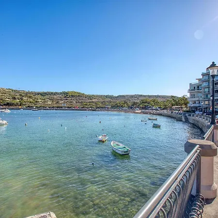 Apartment Xemxija Seaview 2br Opposite The Promenade With Wifi By 360 Estates St. Paul's Bay